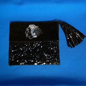 NEW GORGEOUS SUEDE / LEATHER POUCH W/ TASSEL SOUTHWESTERN  PYAR & CO PAULA QUEEN